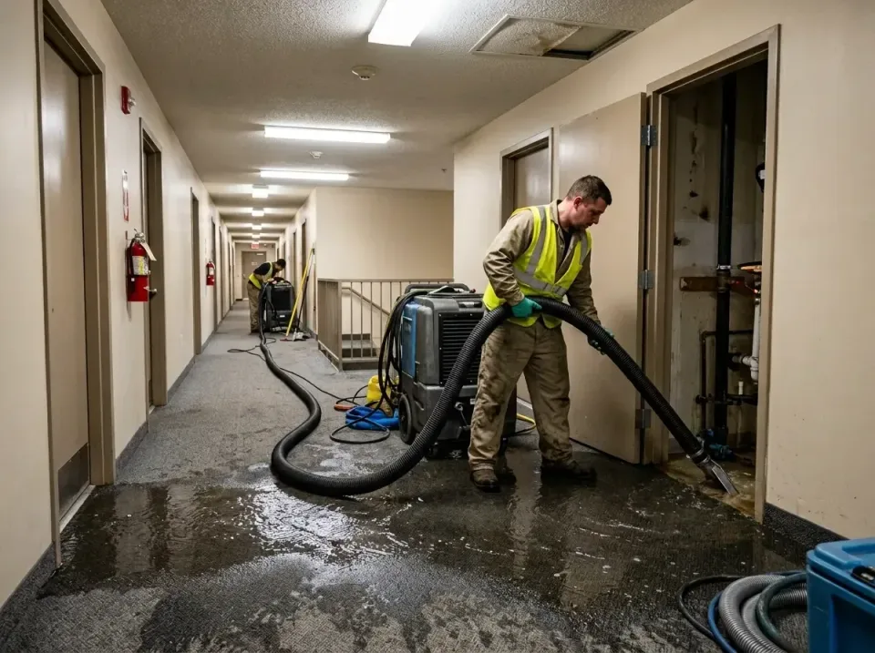 multi-unit-apartment-hallway-f-005 — frequently asked questions, Emergency Burst Pipe Water Extraction & Removal in Carthage…